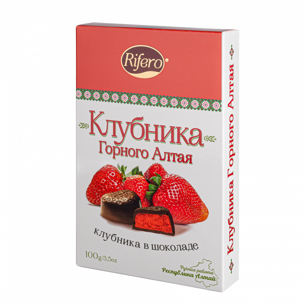  Риф и ко Конфеты "КЛУБНИКА Горного Алтая" 100г        в Кирово-чепецке