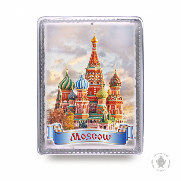№3 Пряник 600г MOSCOW с фотопечатью (в подарочной пластиковой упаковке)  в Кирово-чепецке